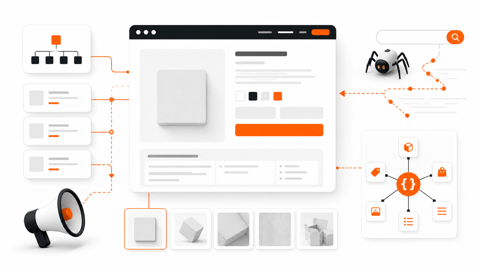 SEO-ready ecommerce product page and search-crawler pathways, GPTWala guide